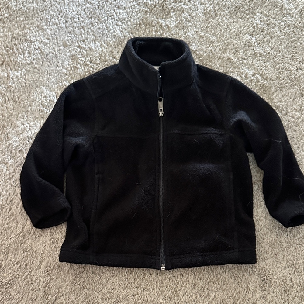 White Sierra Kids Black Fleece Jacket